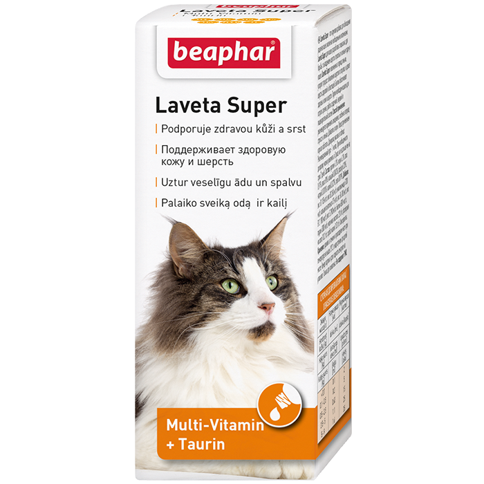 Beaphar Кормовая добавка Laveta Super для кошек 50 мл